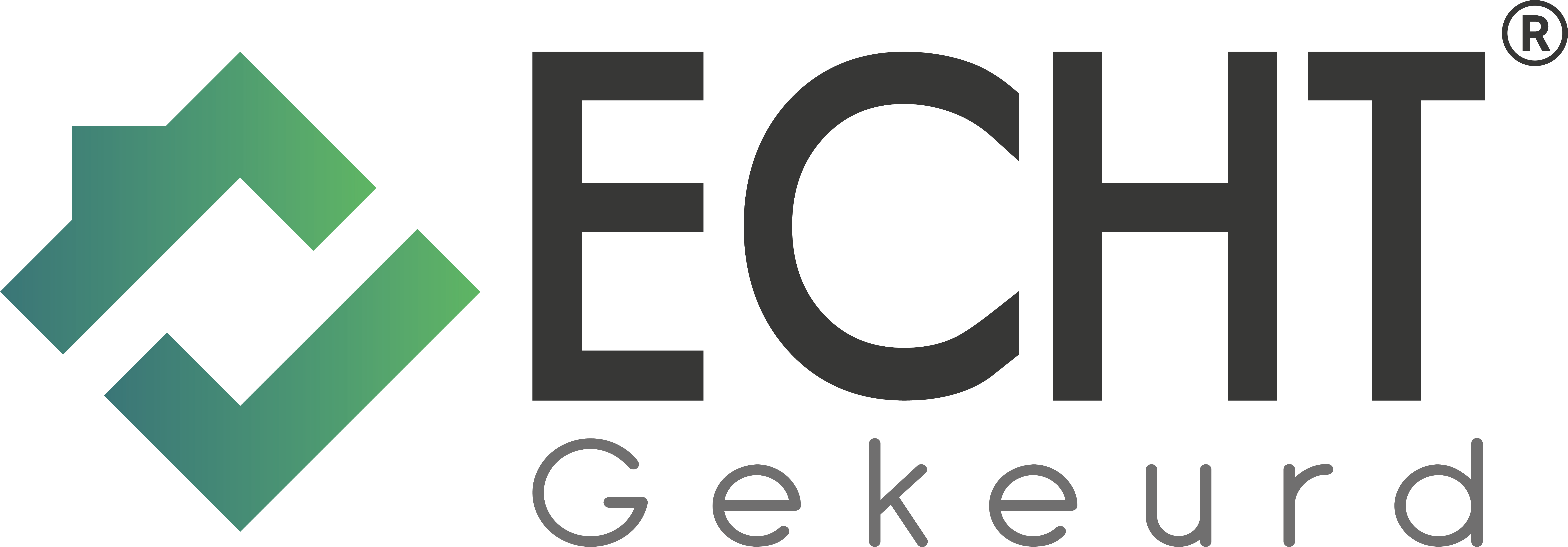 Het logo van Echt gekeurd het makelaars kantoor van Alkmaar